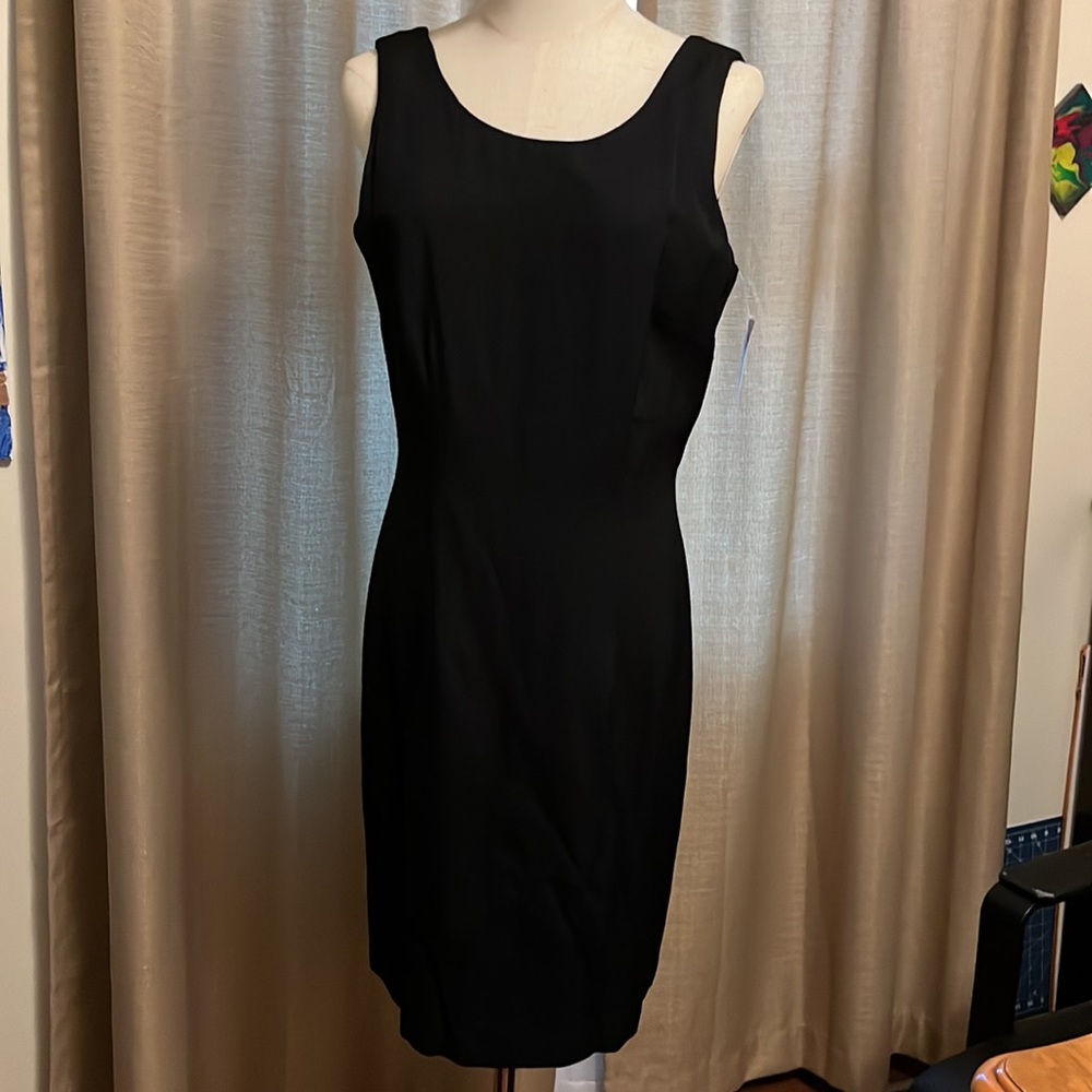 Jaclyn Hart Black Dress with Cut Out Back Womens Size 10 NWT
